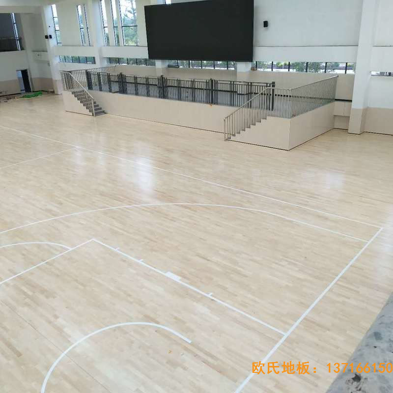 赣州宁都县城关小学九章路校区运动地板铺设案例