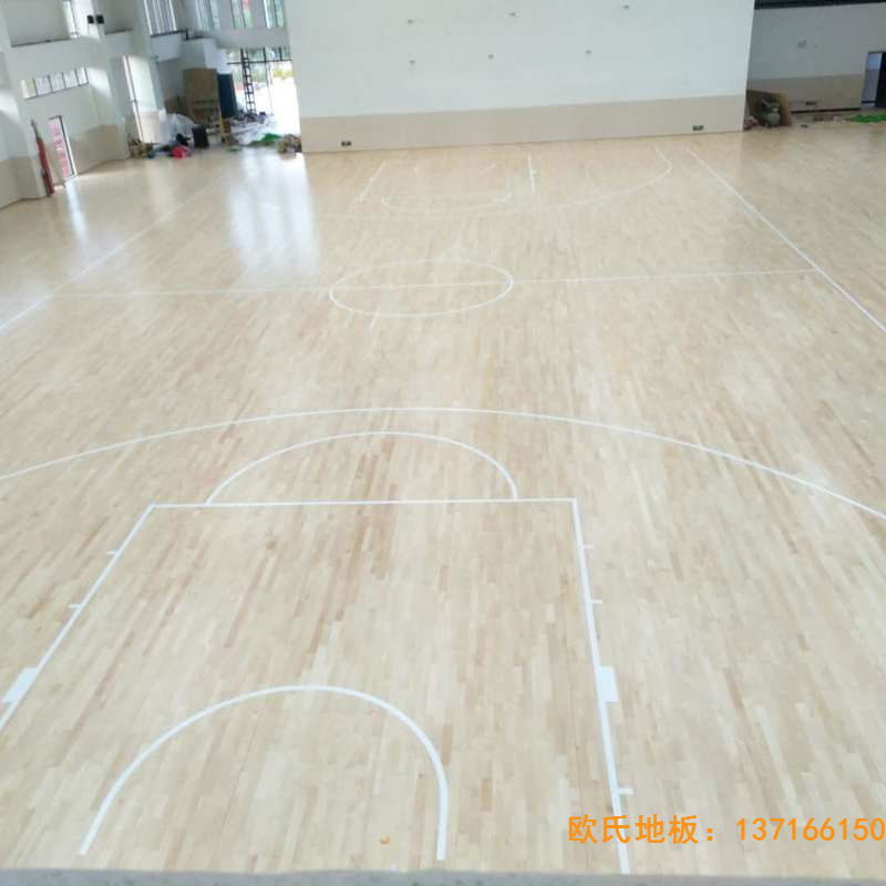 赣州宁都县城关小学九章路校区运动地板铺设案例